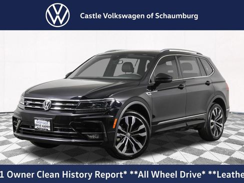 Used 2021 Volkswagen Tiguan SEL Premium R-Line w/ 3rd Row Seat Package AWD/4WD image 1