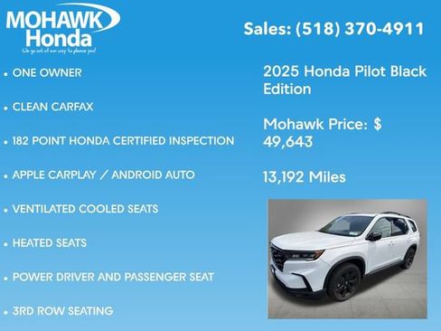 Used 2025 Honda Pilot Black Edition image 5