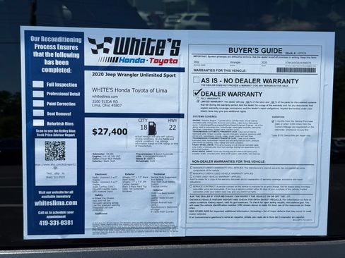 Used 2020 Jeep Wrangler Unlimited Sport AWD/4WD image 31