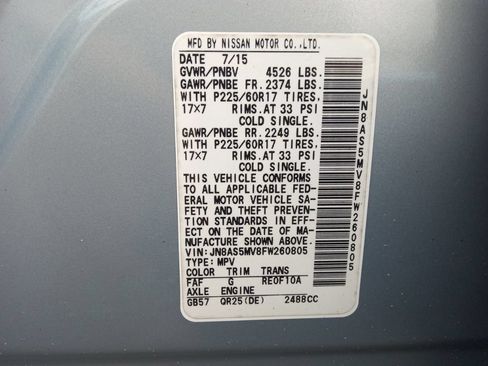Used 2015 Nissan Rogue S w/ Convenience Package AWD/4WD image 20