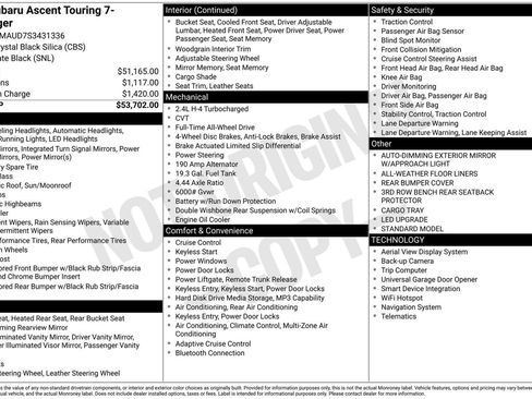 Used 2025 Subaru Ascent Touring image 3