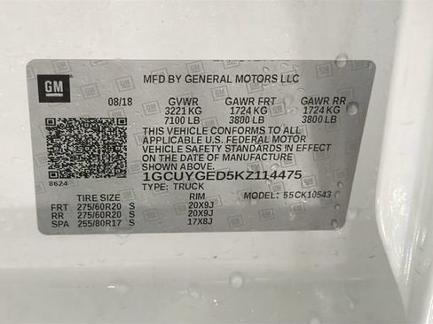 Used 2019 Chevrolet Silverado 1500 LTZ w/ LTZ Premium Package AWD/4WD image 27