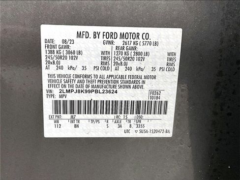 Used 2023 Lincoln Nautilus Reserve w/ Cargo Utility Package image 35