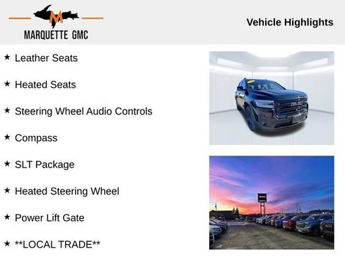 Used 2023 GMC Acadia SLT w/ Elevation Edition AWD/4WD image 7