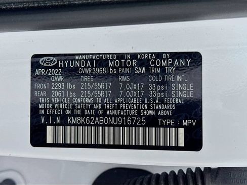 Certified 2022 Hyundai Kona SEL FWD image 43