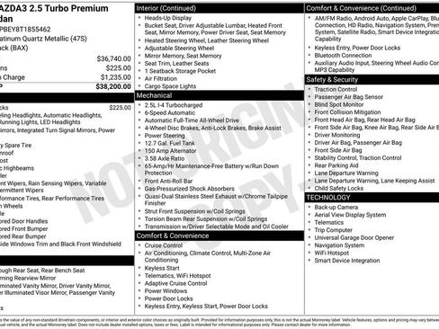 New 2026 MAZDA MAZDA3 2.5 Turbo Sedan w/Premium Plus image 4