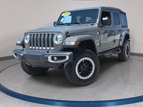 Used 2018 Jeep Wrangler Unlimited Sahara AWD/4WD image 1
