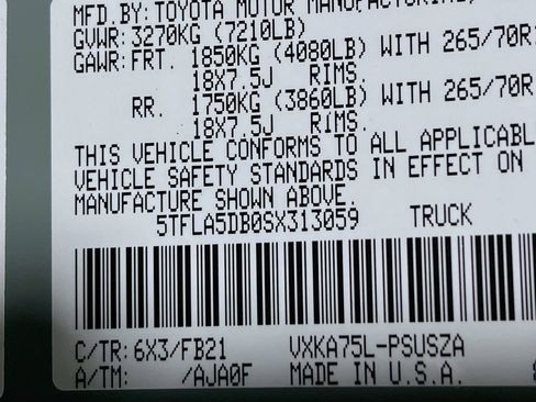 Used 2025 Toyota Tundra SR5 w/ TRD Off-Road Package image 24