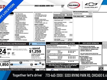 Used 2023 GMC Acadia SLE w/ Driver Convenience Package