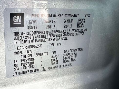 Certified 2022 Chevrolet Trax LT w/ LT Convenience Package image 19