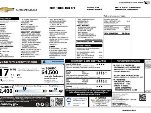 Used 2021 Chevrolet Tahoe Z71 image 8