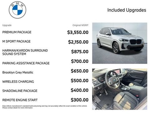 Used 2024 BMW X3 xDrive30i w/ Premium Package AWD/4WD image 3