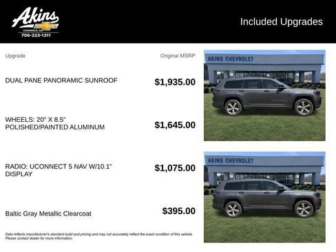 Used 2022 Jeep Grand Cherokee L Limited image 3