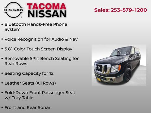 Used 2019 Nissan NV 3500 SL image 6