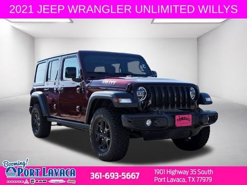 Used 2021 Jeep Wrangler Unlimited Sport image 1