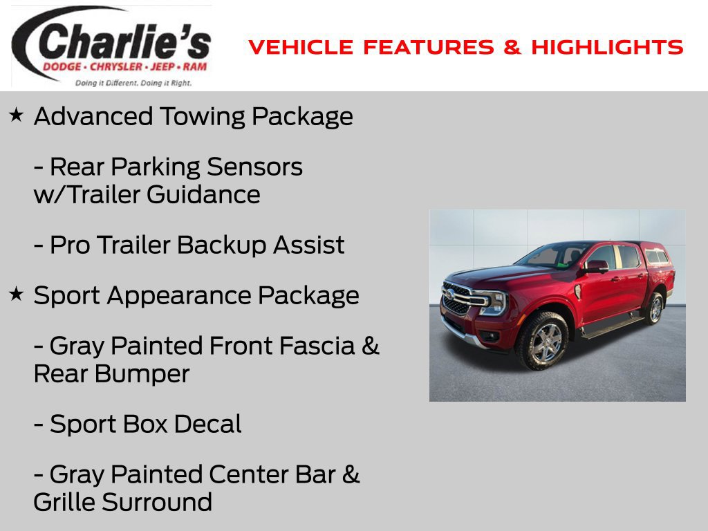 Used 2025 Ford Ranger Lariat w/ Advanced Towing Package AWD/4WD image 13