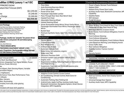 New 2024 Cadillac Lyriq Luxury