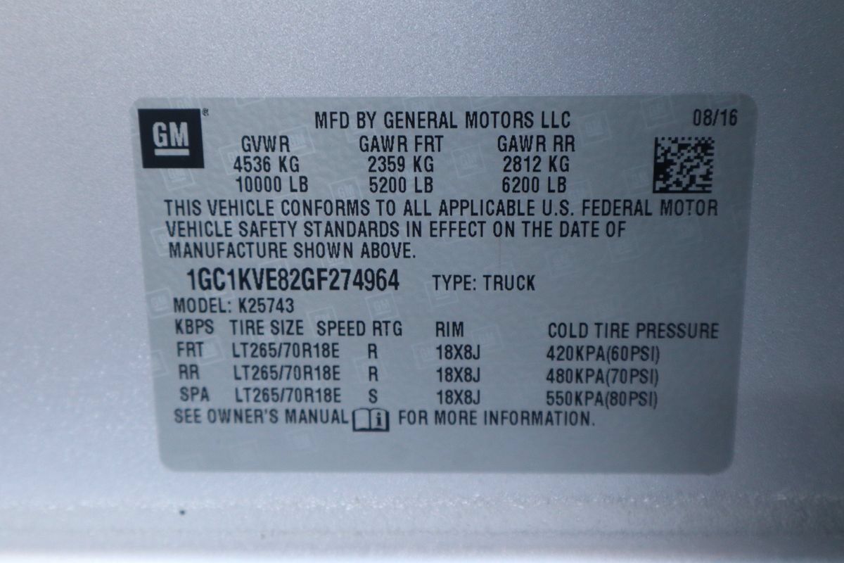 Used 2016 Chevrolet Silverado 2500 LT w/ LT Plus Package AWD/4WD image 44