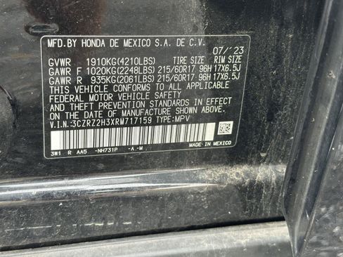 Used 2024 Honda HR-V LX image 14
