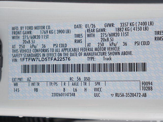 New 2026 Ford F150 Platinum w/ Equipment Group 702A High AWD/4WD image 49