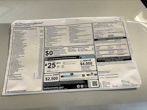 Used 2026 BMW X5 xDrive40i w/ Premium Package image 19