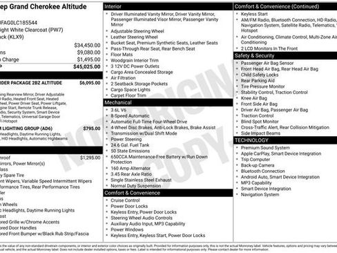 Used 2020 Jeep Grand Cherokee Altitude image 7