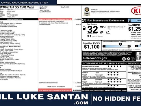 Used 2018 Kia Forte LX image 1