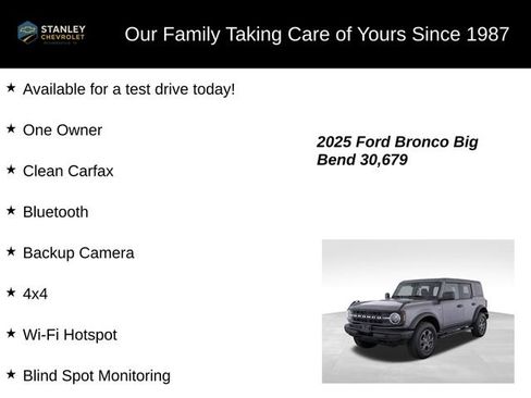 Used 2025 Ford Bronco Big Bend AWD/4WD image 9