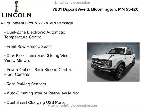 Used 2024 Ford Bronco Big Bend AWD/4WD image 9