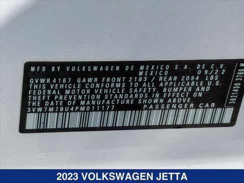 Used 2023 Volkswagen Jetta SE w/ Panoramic Sunroof Package FWD image 24