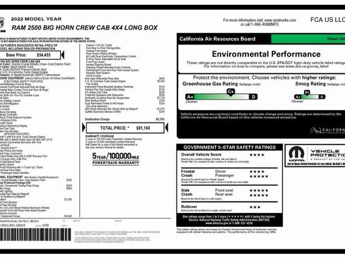 Certified 2022 RAM 2500 Big Horn w/ Level C Equiment Group image 4