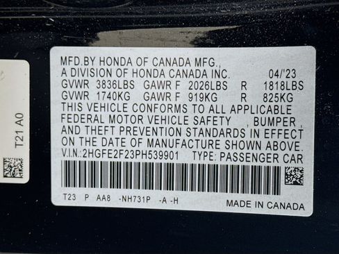 Used 2023 Honda Civic LX image 40