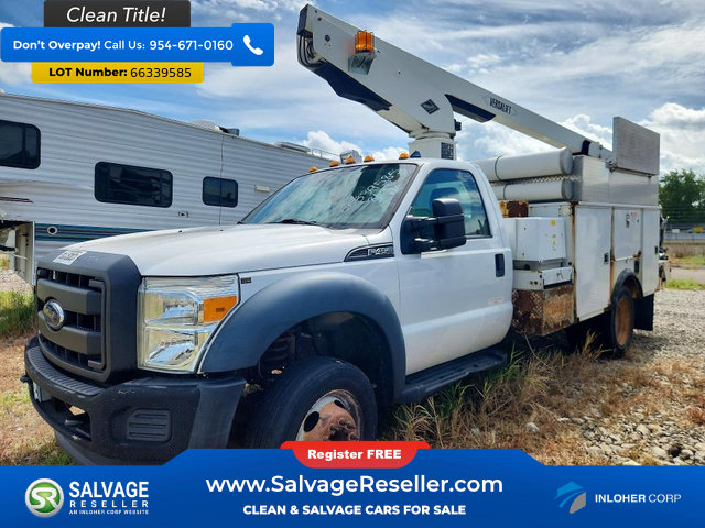 Used 2014 Ford F450 XL w/ Snow Plow Prep Package RWD image 1
