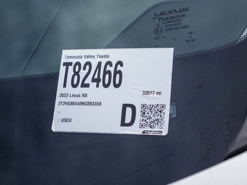 Used 2022 Lexus RX 450h AWD w/ Premium Package image 34