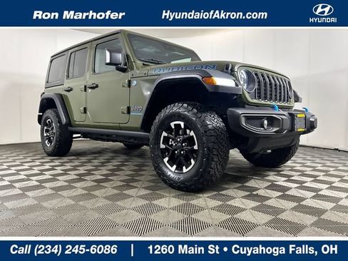 Used 2024 Jeep Wrangler Unlimited Rubicon 4xe AWD/4WD image 1