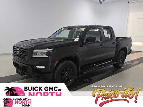 Used 2023 Nissan Frontier SV w/ Midnight Edition Package RWD image 1