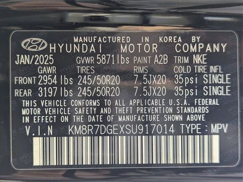 New 2025 Hyundai Palisade Calligraphy image 24