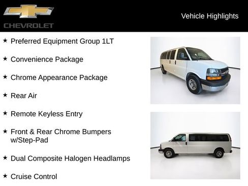 Used 2015 Chevrolet Express 3500 LT w/ LT Preferred Equipment Group image 5