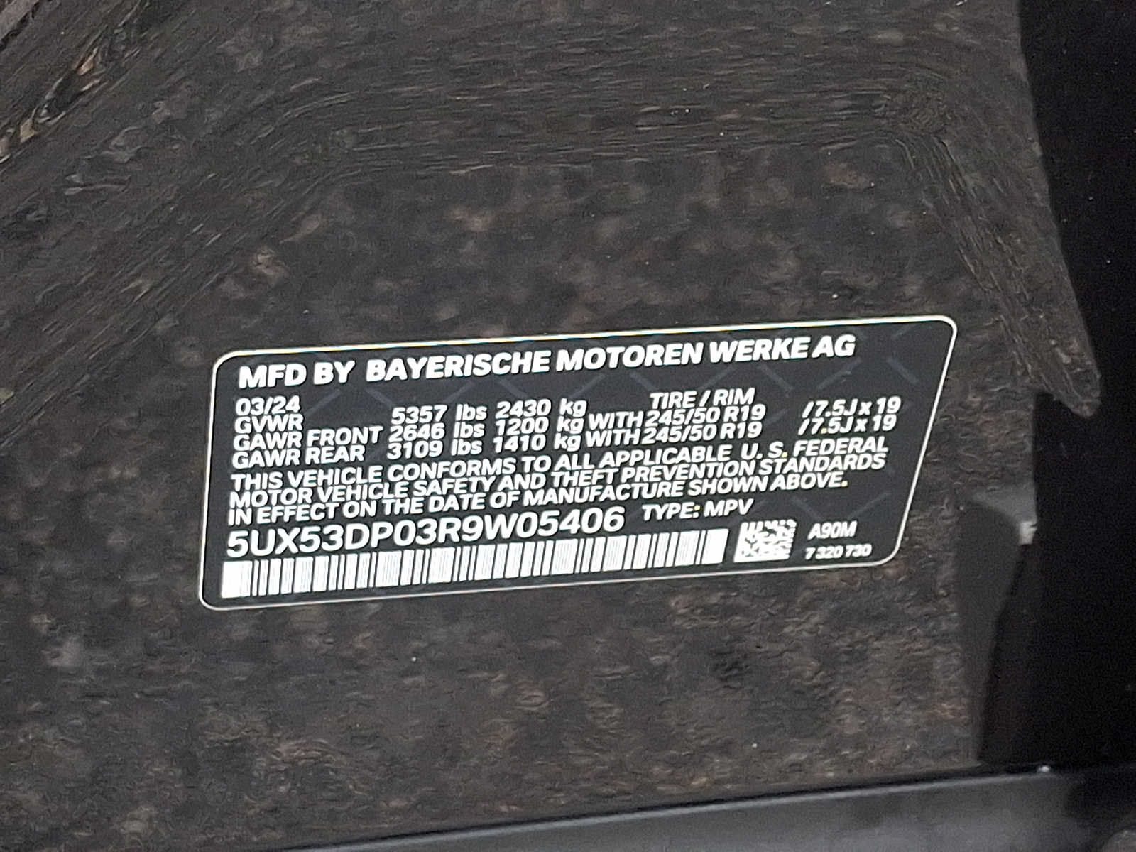 Used 2024 BMW X3 xDrive30i w/ Convenience Package AWD/4WD image 27