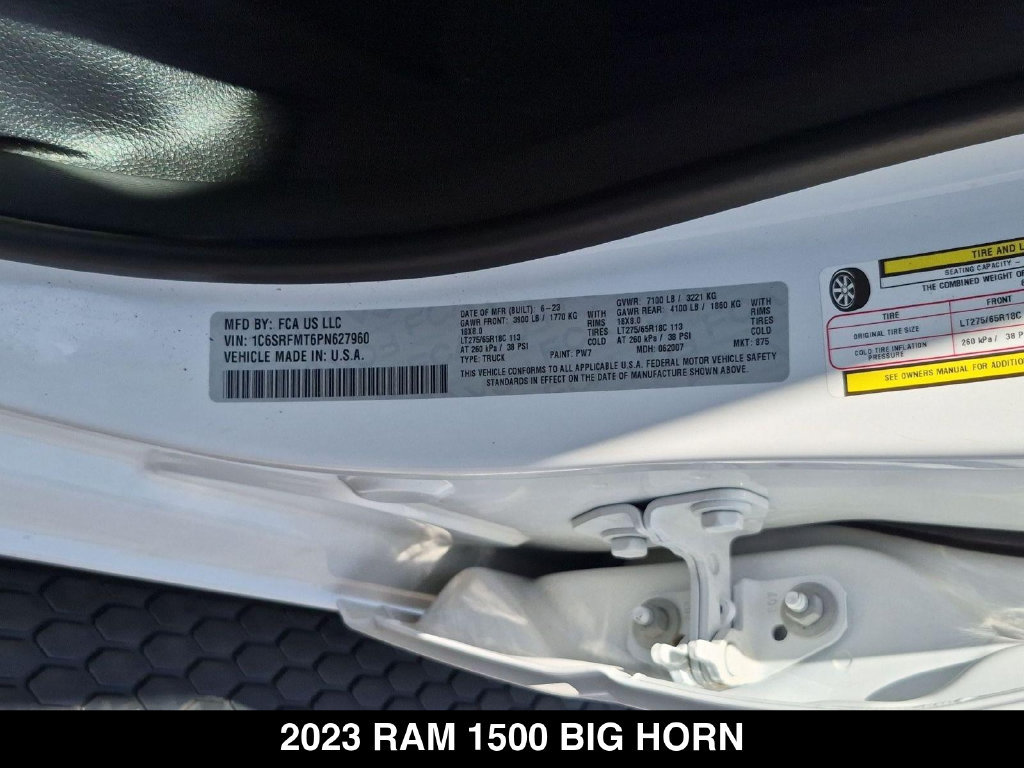 Used 2023 RAM 1500 Big Horn AWD/4WD image 24