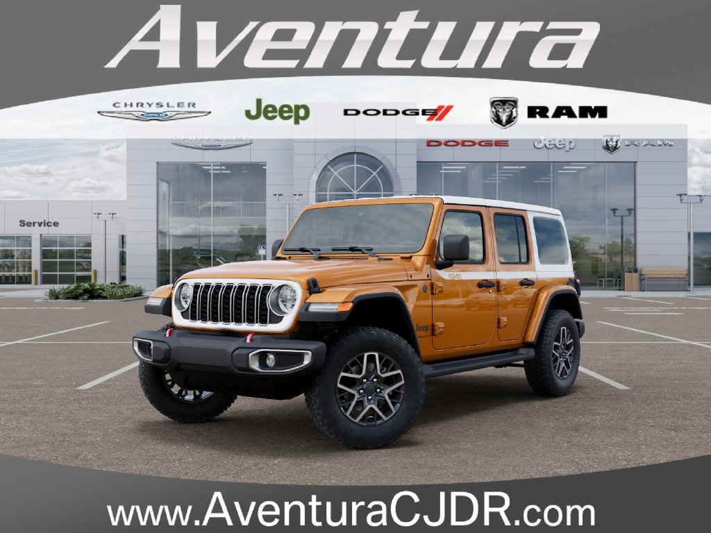 New 2026 Jeep Wrangler Unlimited Sahara w/ Whitecap Package AWD/4WD 360° Tour