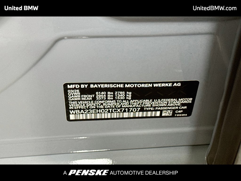 Certified 2026 BMW 740i RWD image 22
