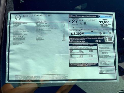 New 2026 Mercedes-Benz GLB 250 4MATIC image 26