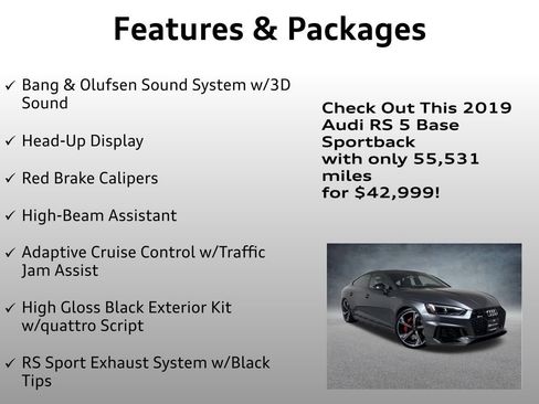 Used 2019 Audi RS 5 Sportback image 24