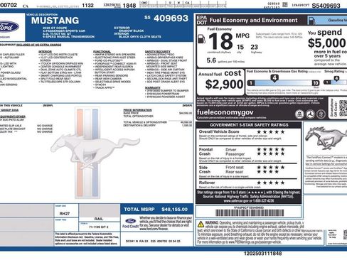 Used 2025 Ford Mustang GT RWD image 2
