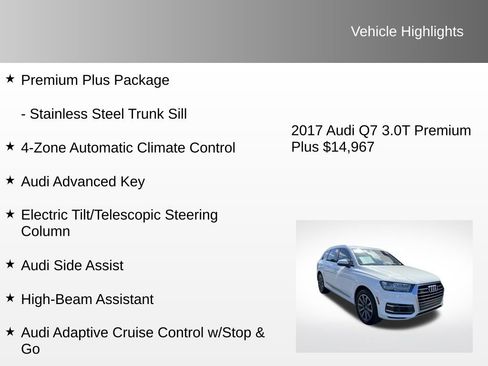 Used 2017 Audi Q7 3.0T Premium Plus w/ Premium Plus Package image 24