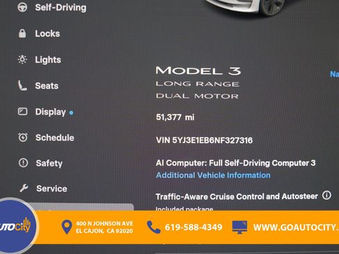 Used 2022 Tesla Model 3 Long Range AWD/4WD image 3