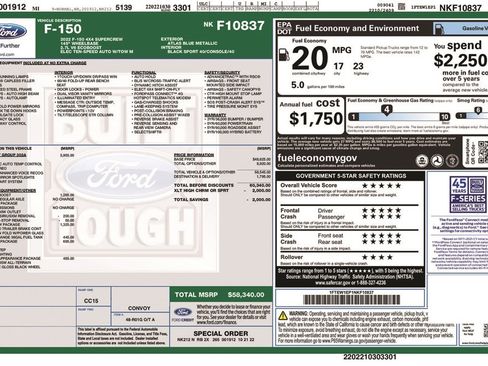 Certified 2022 Ford F150 XLT w/ Equipment Group 302A High image 5