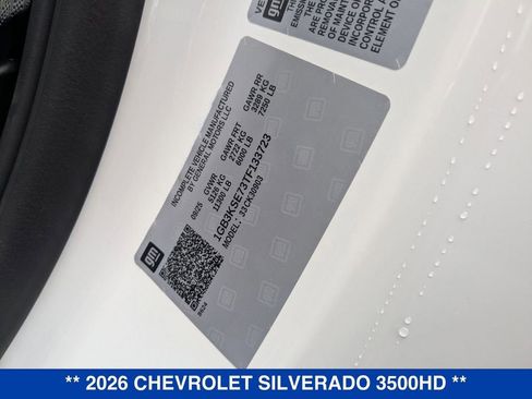 New 2026 Chevrolet Silverado 3500 W/T w/ WT Convenience Package AWD/4WD image 33