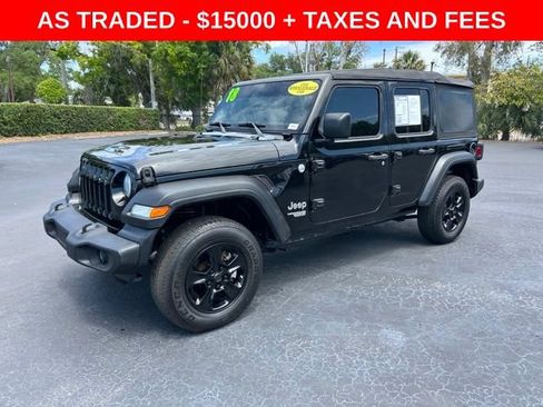 Used 2018 Jeep Wrangler Unlimited Sport S AWD/4WD image 3